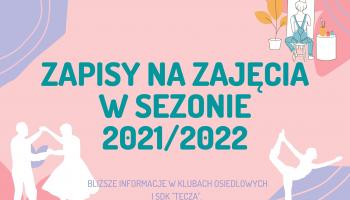 zapisy na zajęcia w zesonie 2021/2022