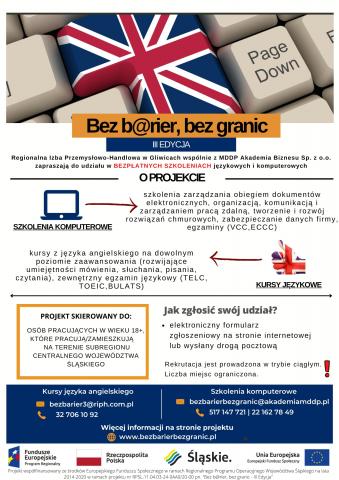 Plakat bez barier bez granic