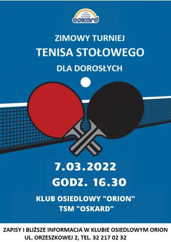 tenis stołowy Orion